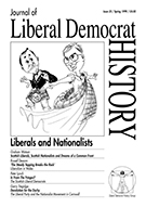 Cover of Journal of Liberal Democrat History 22 – Special issue: Liberals and Nationalists