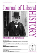 Cover of Journal of Liberal History 79