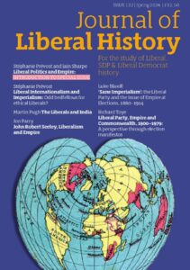 Journal of Liberal History 122 cover