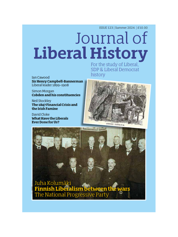 Journal of Liberal History 123 cover