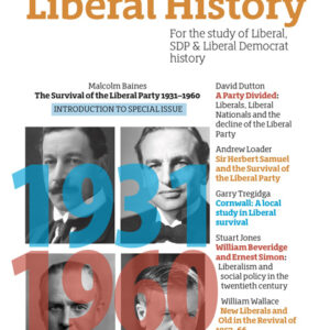 Journal of Liberal History 127 - Special issue